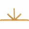Ekena Millwork Saratoga Rough Sawn Timber Gable Bracket, Western Red Cedar, 96"W x 60"H x 4"D x 4"F, 15/12 Pitch GBW096X60X0404SAR00RWR - alternate 4
